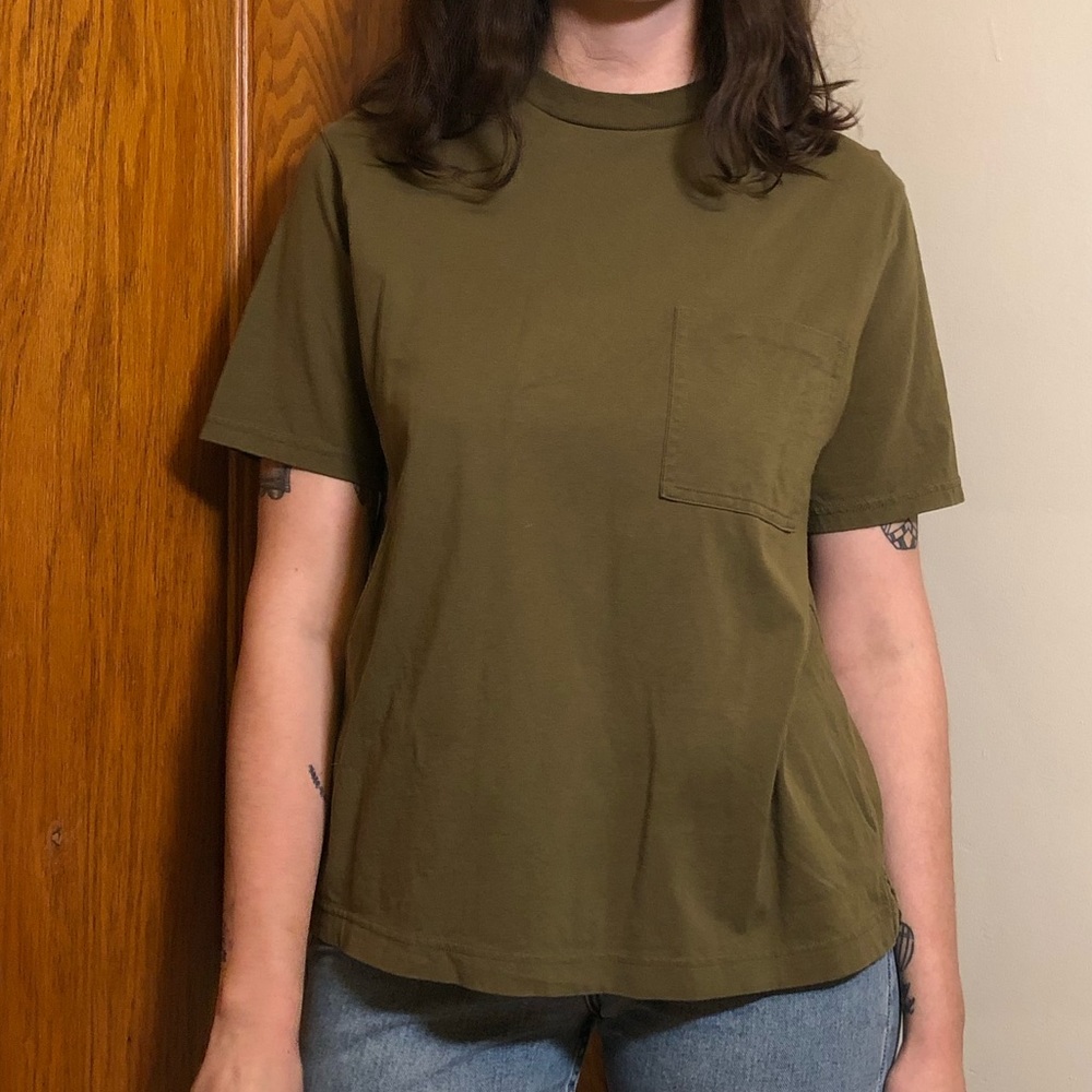Everlane heavy weight oversized pocket tee